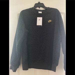 NWT Nike leopard print sweatshirt